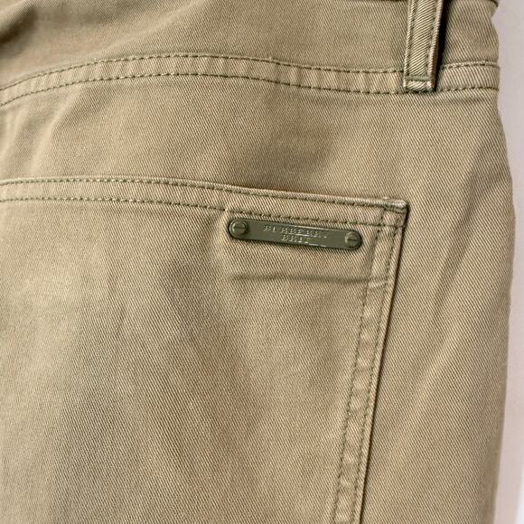 Burberry Brit Mens Straight Leg Chino Pants Tan Khaki 34 Regular Office Workwear - Picture 6 of 12